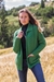 100% Merino Wool Ladies Zip Cardigan - 1506 - OAC1506KS-VKX