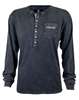 Guinness Classic Washed Black Henley Shirt 