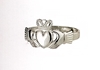 Sterling Silver Puffed Heart Maids Claddagh