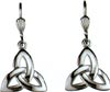 Sterling Silver Trinity Knot Drop on Eurowire