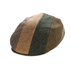 Vintage Cap Striped Brown Patch 
