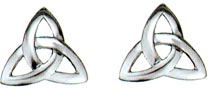 Sterling Silver Trinity Knot Stud