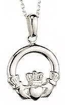 Sterling Silver Small Claddagh Heavy