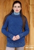 Jacquard Cowl Neck Sweater - R5337 