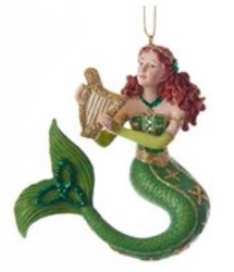 Irish Mermaid Ornament - 0209 